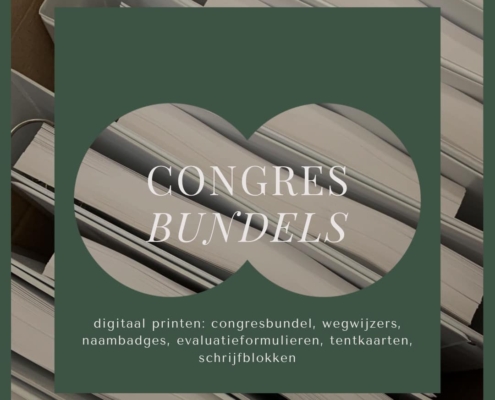 digitaal printen congresbundel formulieren naambadges