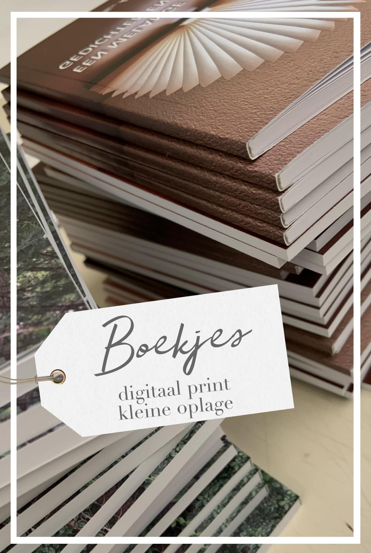 boekje kleine oplage digitaal print