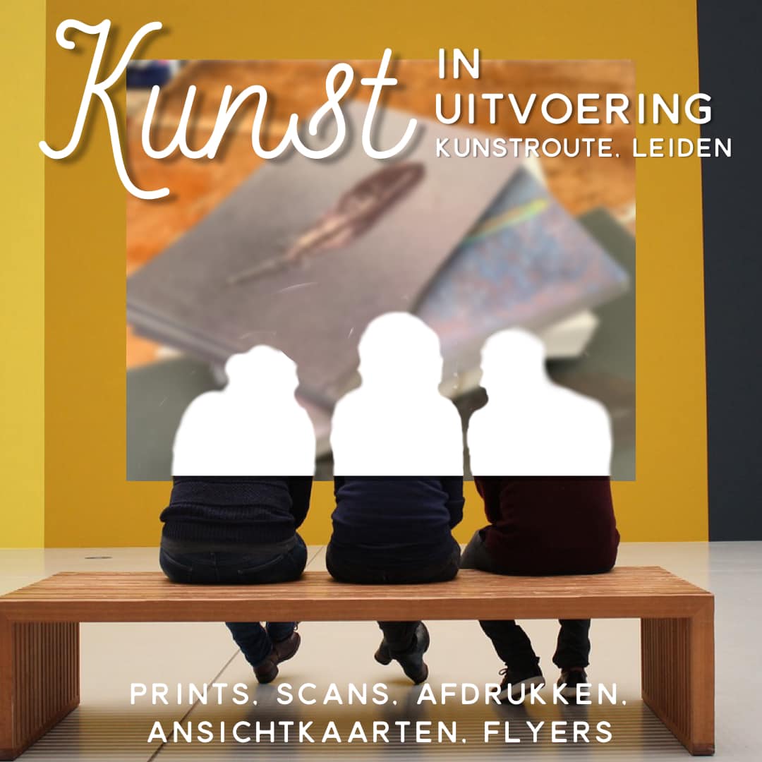 kunstroute printen scannen flyer poster ansichtkaarten